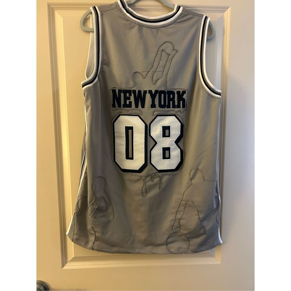 212 NYC NBA New York Knicks 08 Men’s Jersey L
